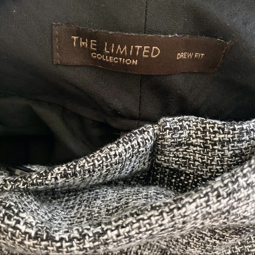 THE LIMITED Tweed Drew Fit Lined Trouser Pant Sz 6 - Picture 8 of 14